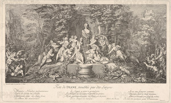 The festival of Diana, interrupted by satyrs