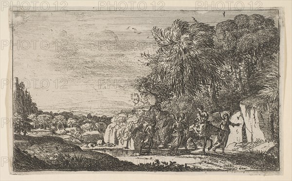 The Flight into Egypt, ca. 1630-31. Creator: Claude Lorrain.