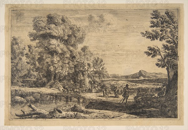 Rebecca and Eliezer, ca. 1638-41. Creator: Claude Lorrain.