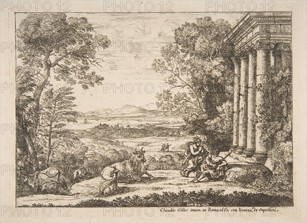 Mercury and Argus, 1662. Creator: Claude Lorrain.