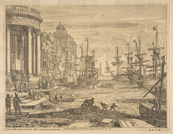 Embarkation of St. Ursula, 1665. Creator: Claude Lorrain.