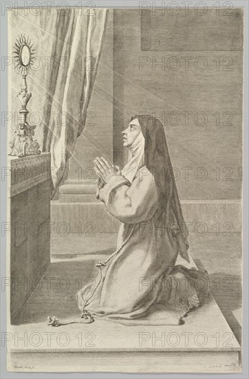 St. Claire, 1667. Creator: Claude Mellan.