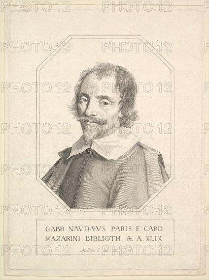 Gabriel Naudé, 1648. Creator: Claude Mellan.