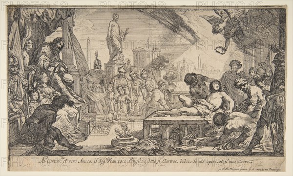The Martyrdom of St. Lawrence, ca. 1627. Creator: Claude Vignon.