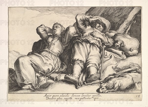 Pleasures of Occupation. Creator: Cornelis Bloemaert.