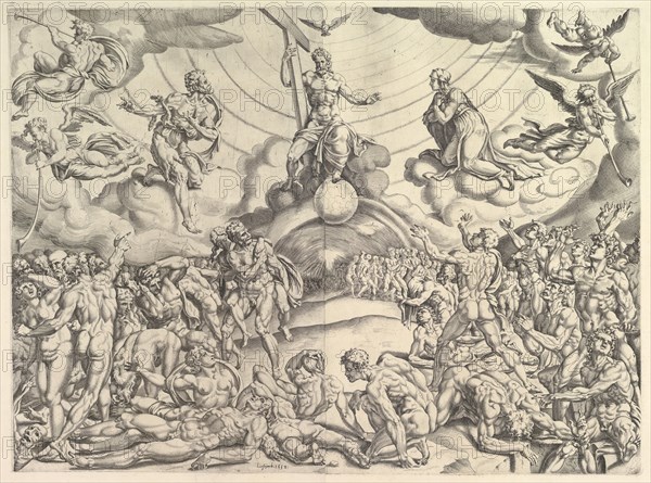 The Last Judgement, ca. 1548-50. Creator: Cornelis Bos.
