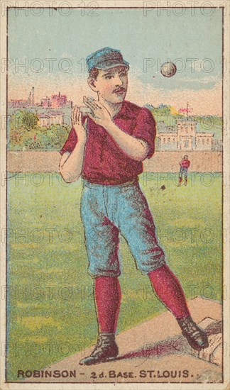 Robinson, 2nd Base, St. Louis, from the Gold Coin series