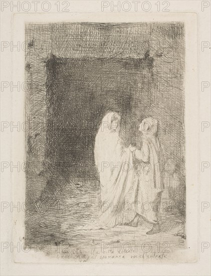 Dante and Virgil, 1857. Creator: Edgar Degas.