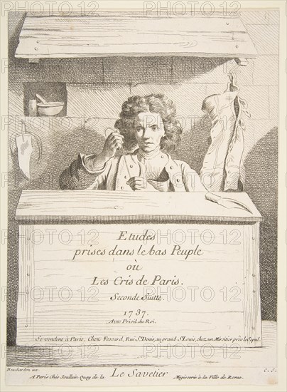 The Cobbler, 1737. Creator: Caylus, Anne-Claude-Philippe de.