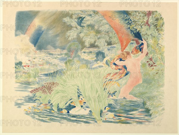 The Rainbow, 1893. Creator: Felix Bracquemond.