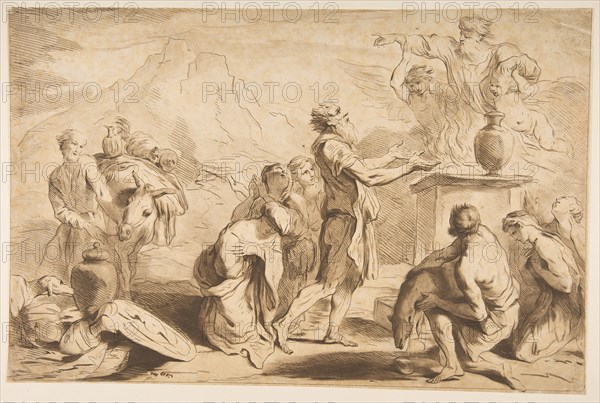 The Sacrifice of Noah, 1765. Creator: Francesco Bartolozzi.