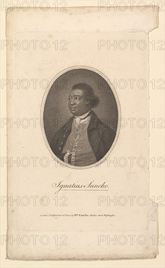 Ignatius Sancho, 1802. Creator: Francesco Bartolozzi.