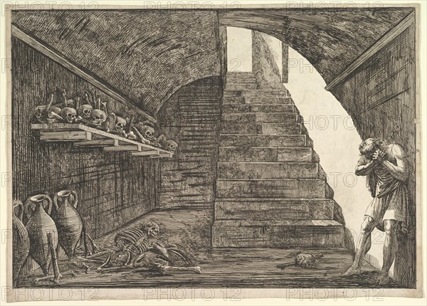 Prison Scene.n.d. Creator: Francesco Piranesi.