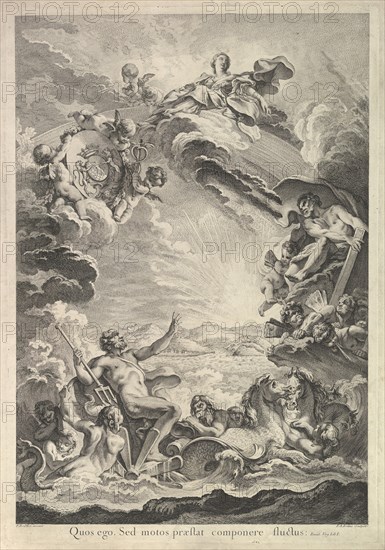 Neptune apaisant la tempête