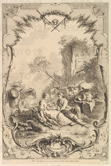 Pastorale, 18th century. Creator: Gabriel Huquier.