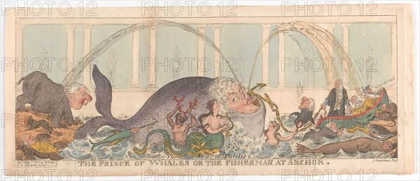 The Prince of Whales or the Fisherman at Anchor, May 1, 1812. Creator: George Cruikshank.