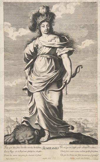 Sémiramis, ca. 1639-40. Creators: Gilles Rousselet, Abraham Bosse.