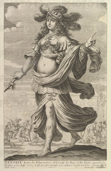 Zénobie, 1647. Creators: Gilles Rousselet, Abraham Bosse.