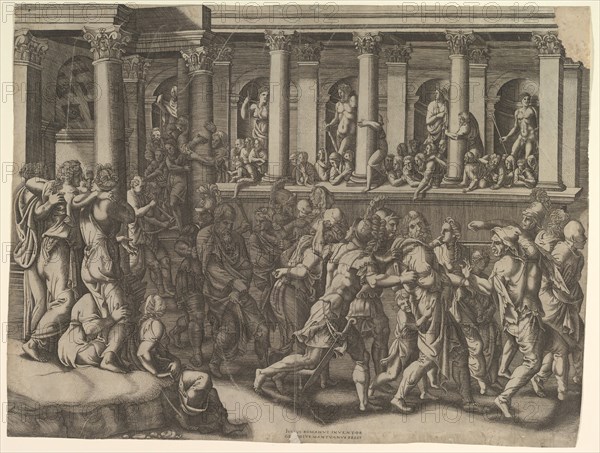 The Mocking of the Prisoners, ca. 1540. Creator: Giorgio Ghisi.