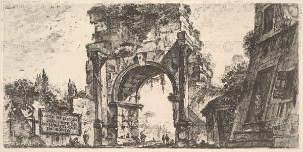 Plate 8: Arch of Drusus at the Porta S. Sebastiano in Rome