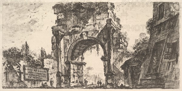 Plate 8: Arch of Drusus at the Porta S. Sebastiano in Rome