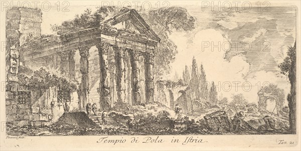 Plate 21: Temple of Pola in Istria