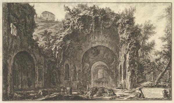 The so-called Grotto of Egeria