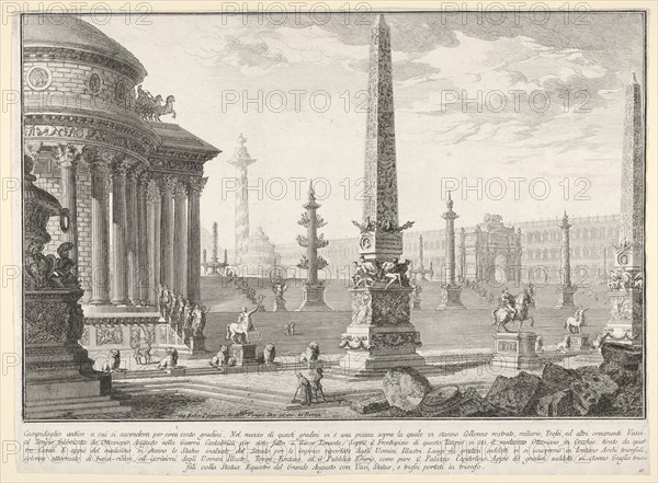 Plate 10: 'The ancient Capitol ascended by approximately one hundred steps [...]'