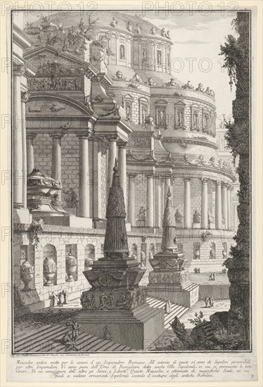 Plate 3: 'Ancient mausoleum erected for the ashes of a Roman emperor'