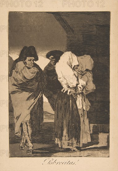 Plate 22 from 'Los Caprichos': Poor little girls!