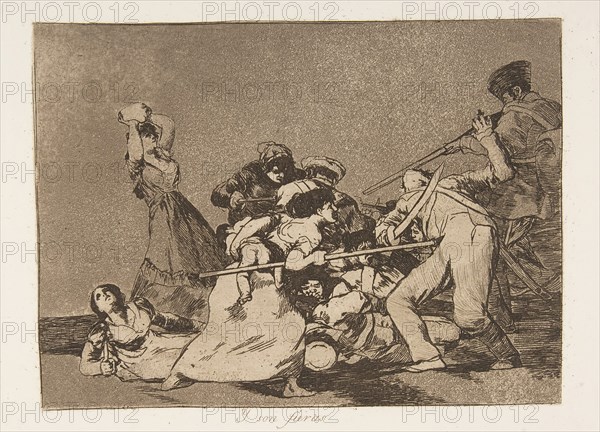 Plate 5 from 'The Disasters of War'