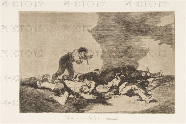 Plate 12 from "The Disasters of War'