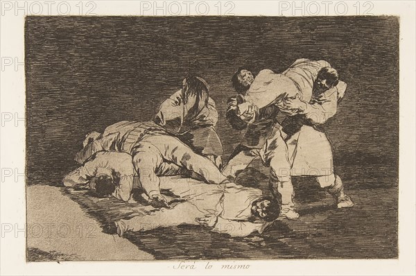 Plate 21 from 'The Disasters of War' (Los Desastres de la Guerra): 'It w..., 1810 ( published 1863). Creator: Francisco Goya.