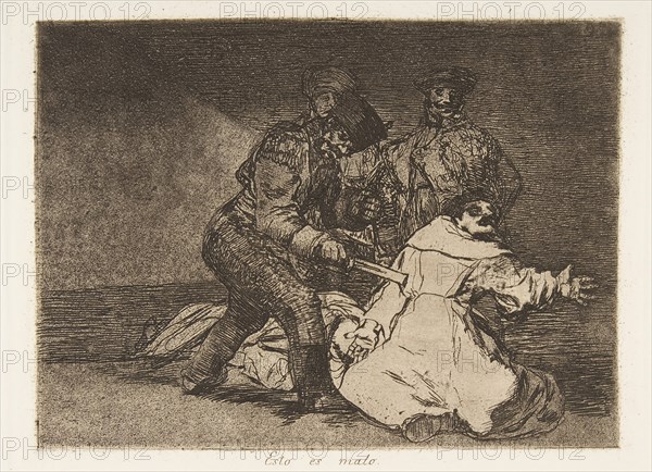 Plate 46 from 'The Disasters of War'