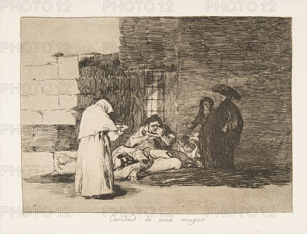 Plate 49 from 'The Disasters of War' (Los Desastres de la Guerra): 'A ..., 1811-12 (published 1863). Creator: Francisco Goya.