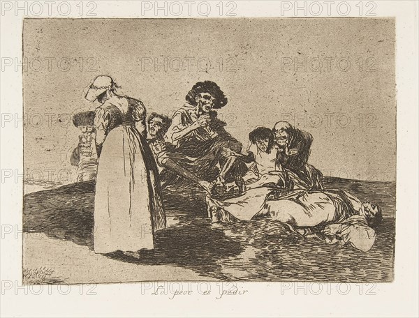 Plate 55 from 'The Disasters of War'