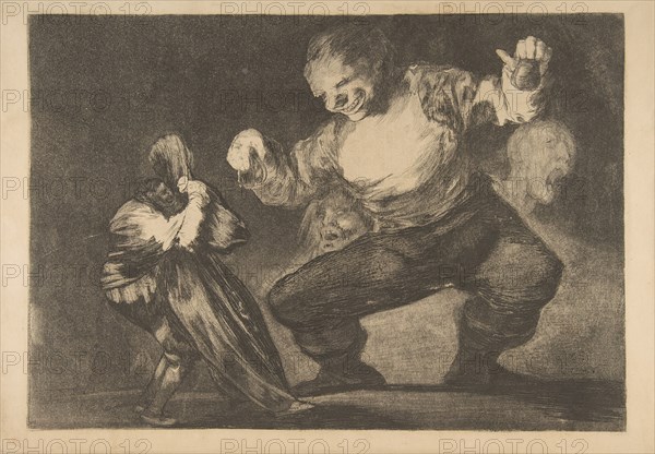 Plate 4 from the 'Disparates': Simpleton, ca. 1816-23