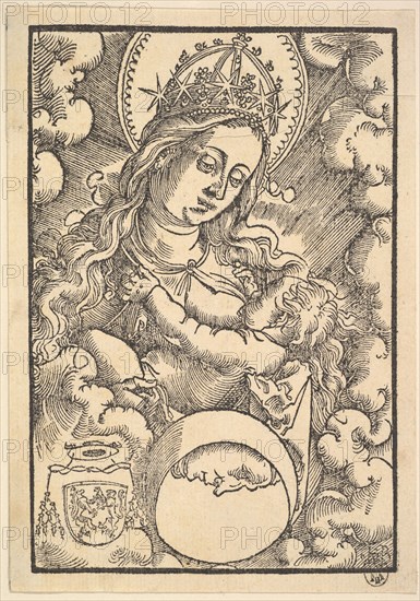 Madonna Lactans, from Enchiridon poeticum, 1515. Creator: Hans Baldung.