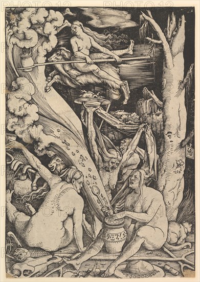 The Witches, 1510. Creator: Hans Baldung.