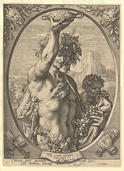 Bacchus.n.d. Creator: Hendrik Goltzius.