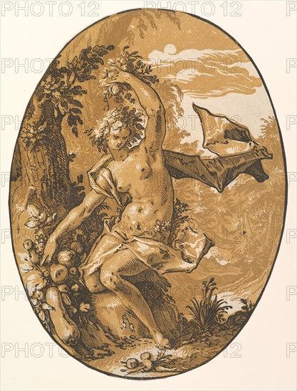 Proserpina, 1594. Creator: Hendrik Goltzius.