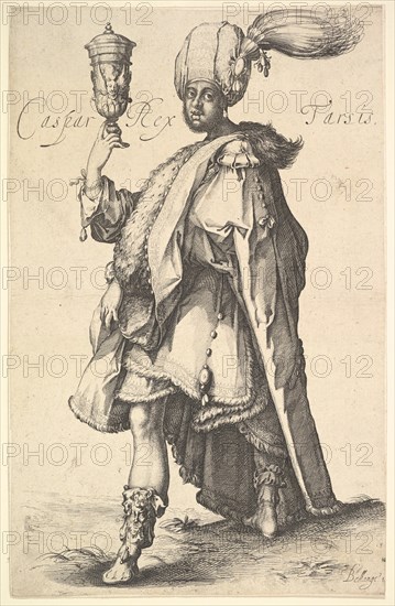 Caspar, after a series of the three magi by Jacques Bellange. Creator: Jacques Bellange.