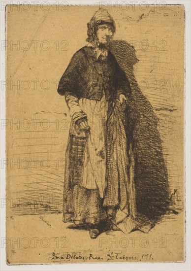 La Mère Gérard, 1858. Creator: James Abbott McNeill Whistler.