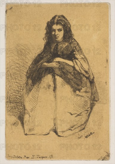 Fumette, 1858. Creator: James Abbott McNeill Whistler.