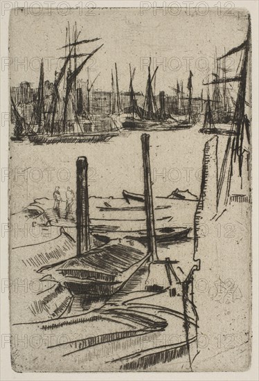 The Tiny Pool, [1879]. Creator: James Abbott McNeill Whistler.