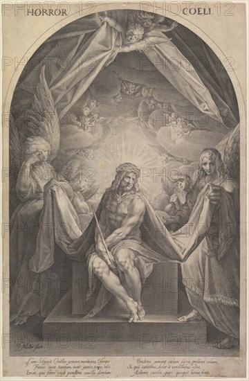 Christ as a Man of Sorrows, ca. 1610. Creator: Jan Muller.