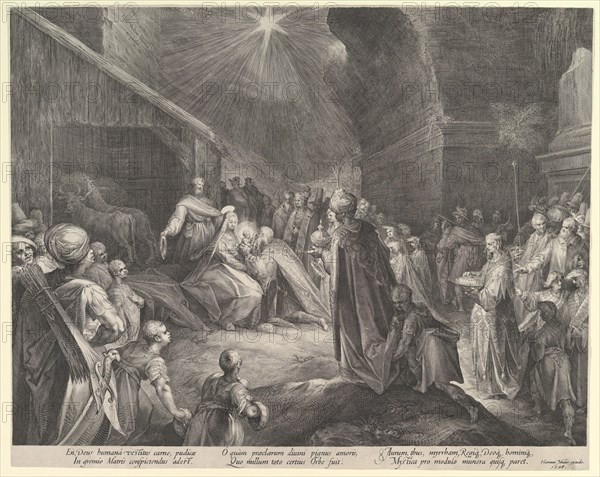 The Adoration of the Magi, ca. 1626. Creator: Jan Muller.