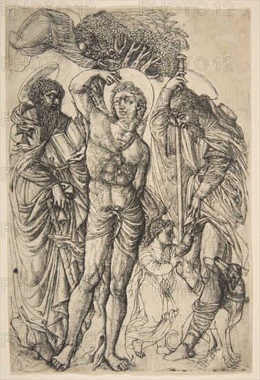 Saints Sebastian, Anthony and Roch.n.d. Creator: Jean Duvet.