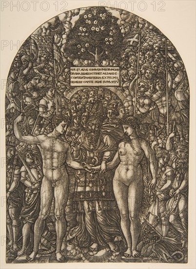 The Marriage of Adam and Eve.n.d. Creator: Jean Duvet.