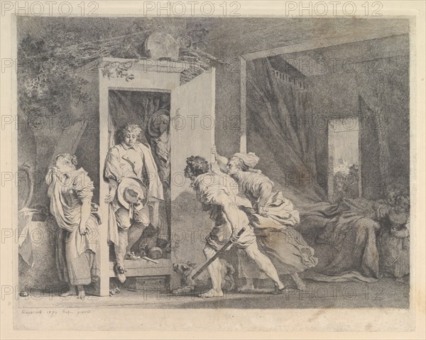 L'Armoire, 1778. Creator: Jean-Honore Fragonard.